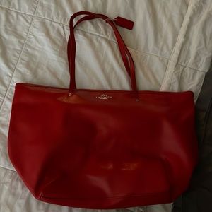 Orange Coach bag.  Excellent condition.  Tote bag.